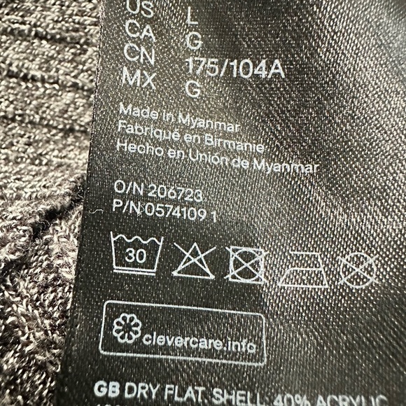 Divided by H&M Gray Heathered Knit Top Size Large - Picture 3 of 5